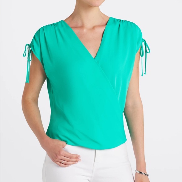fortune+Ivy Tops - Finnley Button Detail Blouse